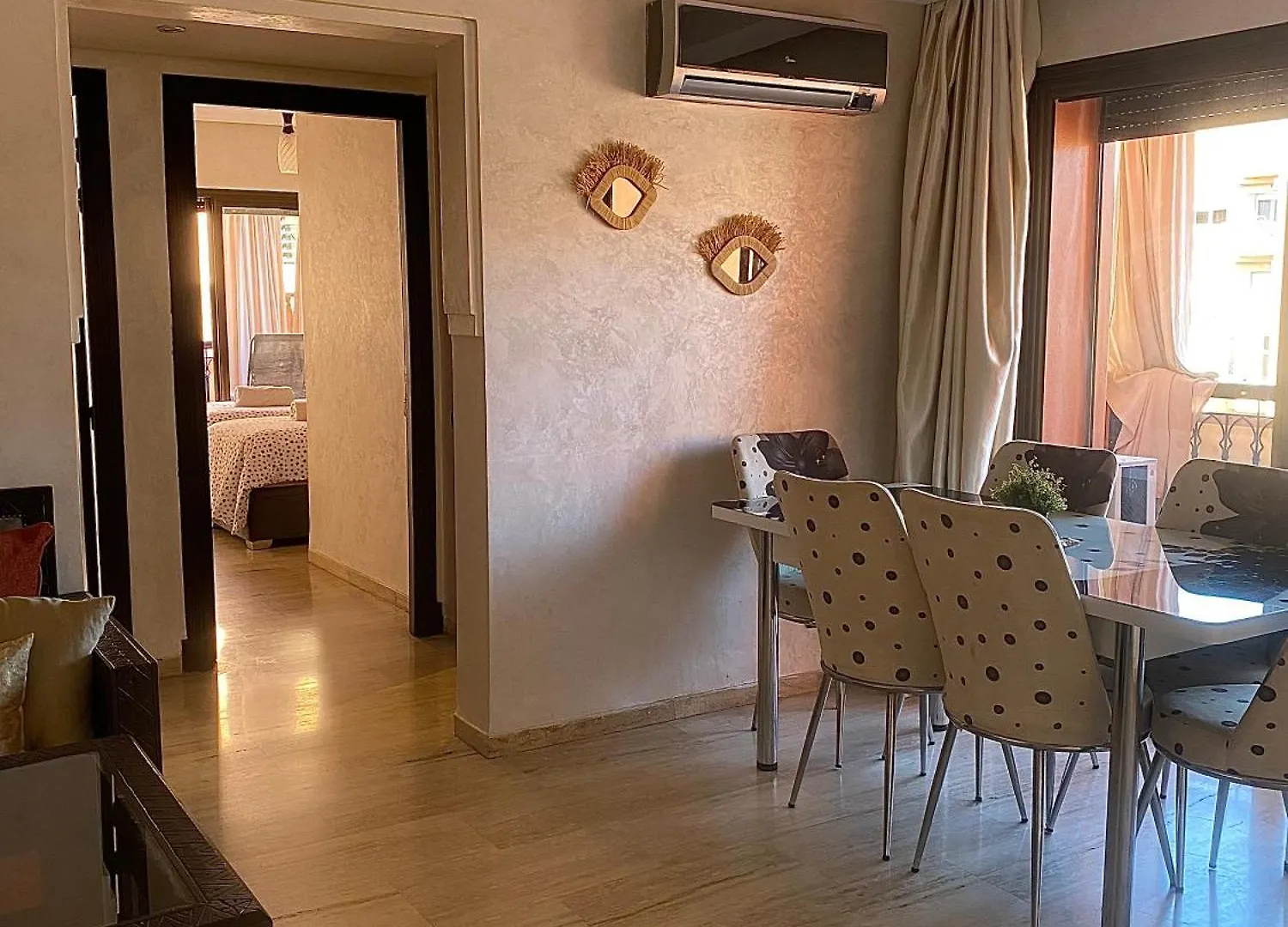 Daire Appartement 2 Chambre Au Coeur De Gueliz Marrakech Marakeş